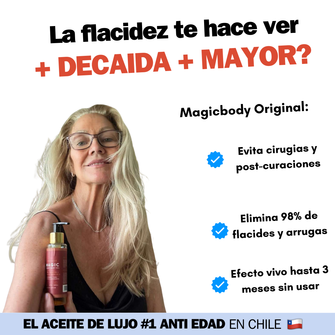 MAGICBODY® | ¡BYE PIEL MADURA!, SIN CLÍNICAS NI AGUJAS